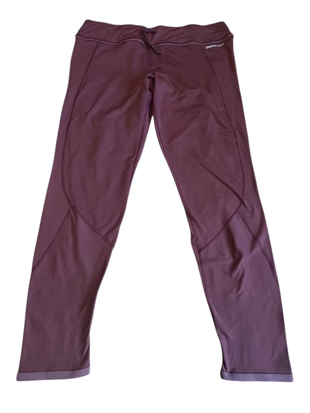 Patagonia Peak Mission Tights XL Plum Purple Running Compression Leggings